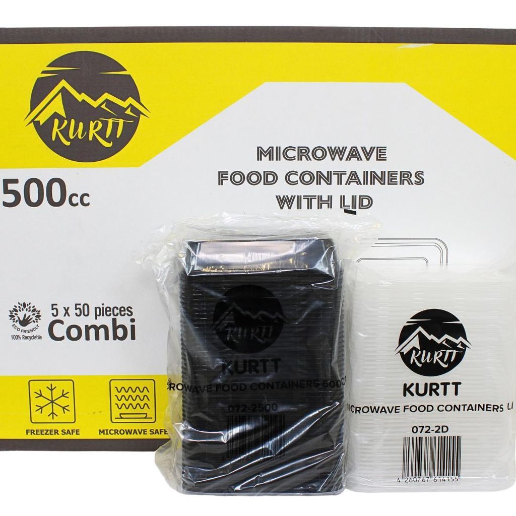 KURTT Meal Prep, 50 Stück 500ml, Lebensmittelbox, Produktbild 