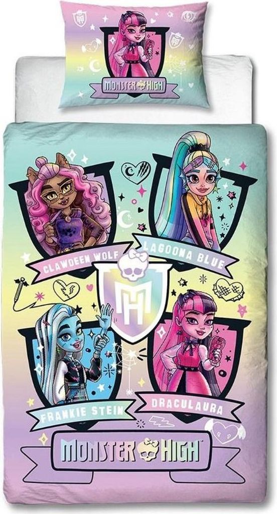 Monster High - Farbverlauf - Bettwäsche-Set "Fierce" AG3211 Produktbild 