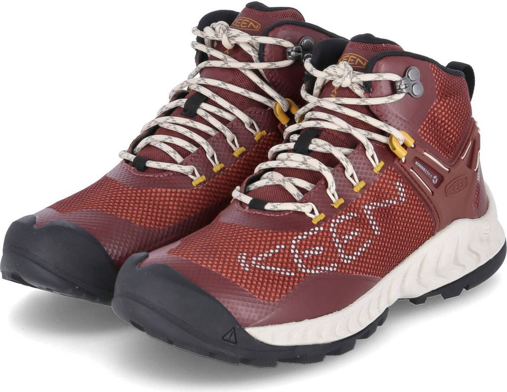Keen Outdoorschuhe NXIS EVO MID WP Damen Textil & Synthetik Rot Größe: 36