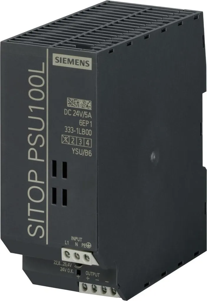 Alimentation à découpage 24V 5A Siemens 6EP1333-1LB00 pour Rail DIN