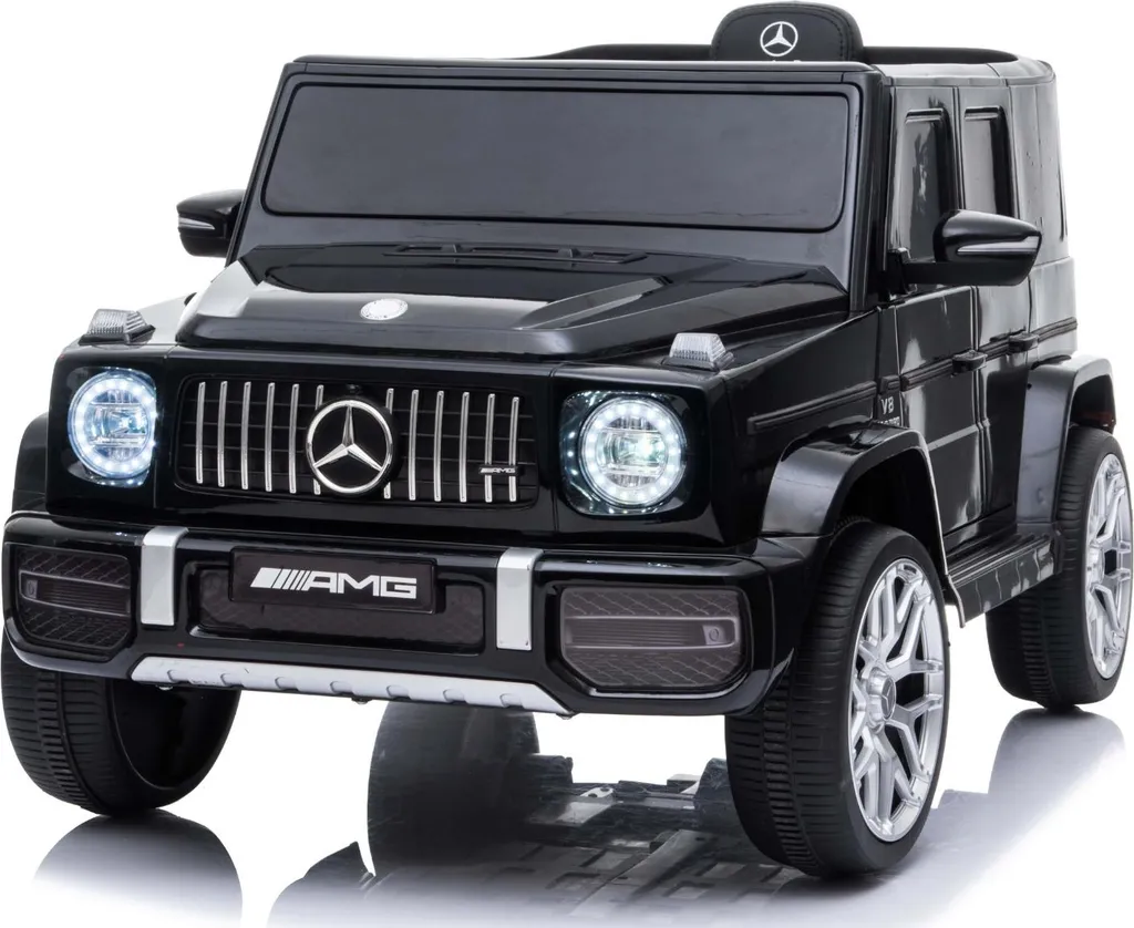 Mercedes G Électrique Enfant Sécurisée avec Télécommande 2.4 GHz Noire