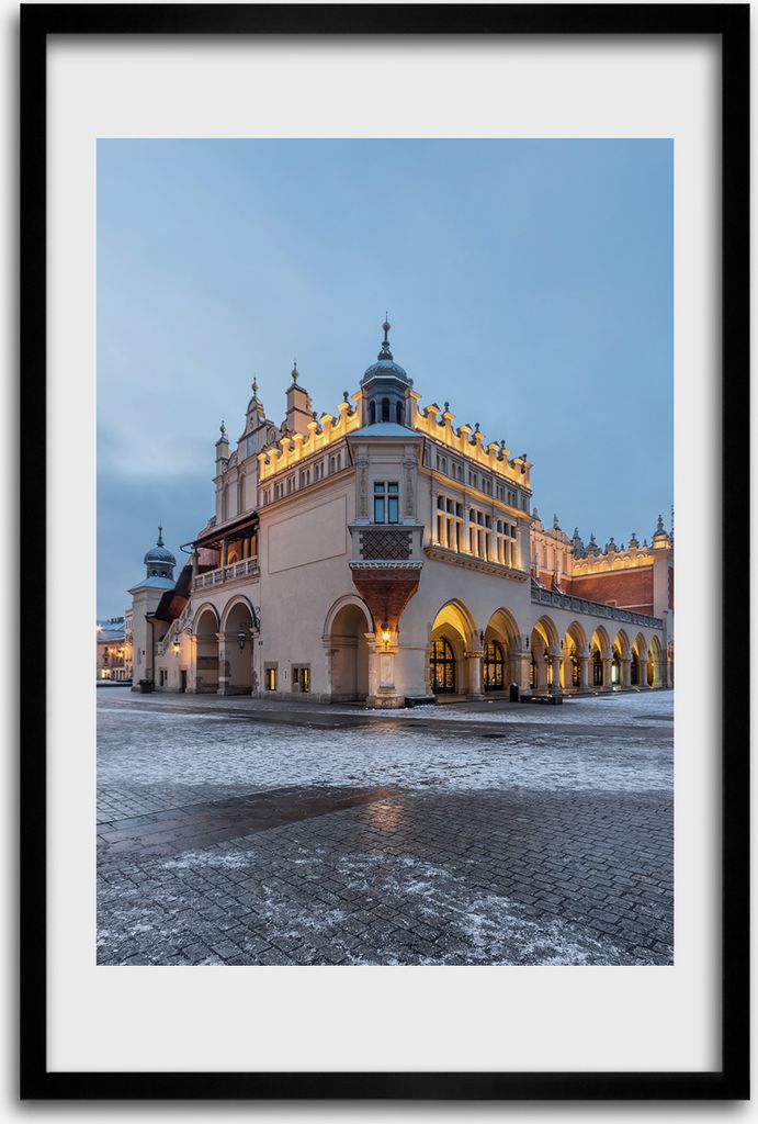 Bild - Bilderrahmen - 40 cm x 60 cm - MDF - Rahmen - Wandkunst - Krakau Polen
