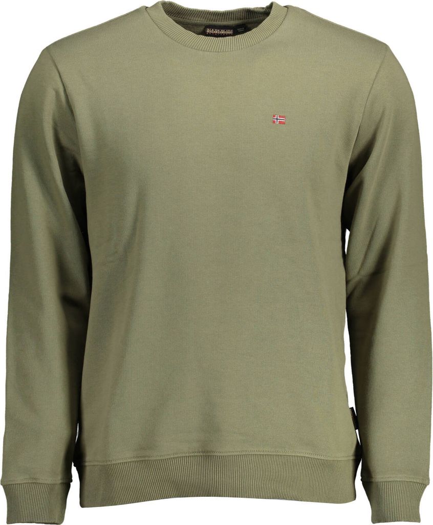 Napapijri Herren Langarm-Sweatshirt Grün Produktbild 