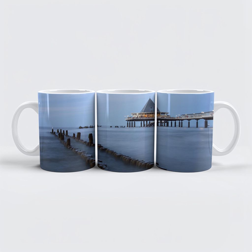 raxxa Premium-Tasse "Seebrücke Herningsdorf"