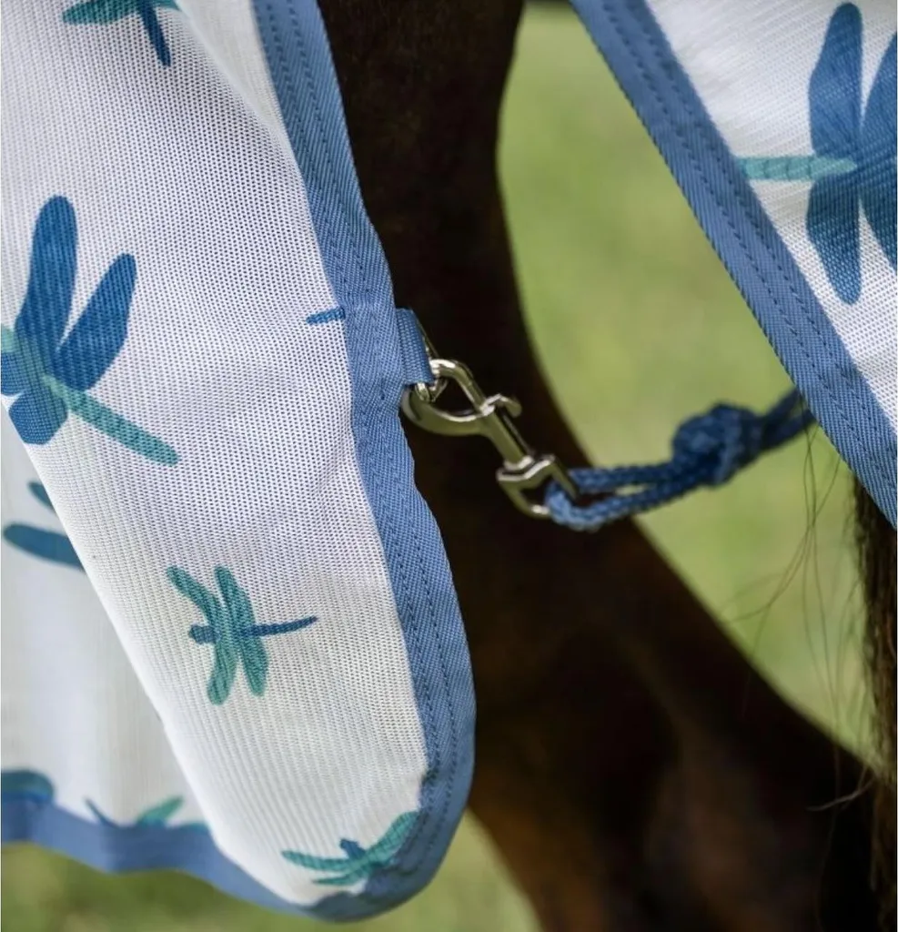 Couverture anti-mouches intégrée Horseware Amigo pour cheval en maille - 4