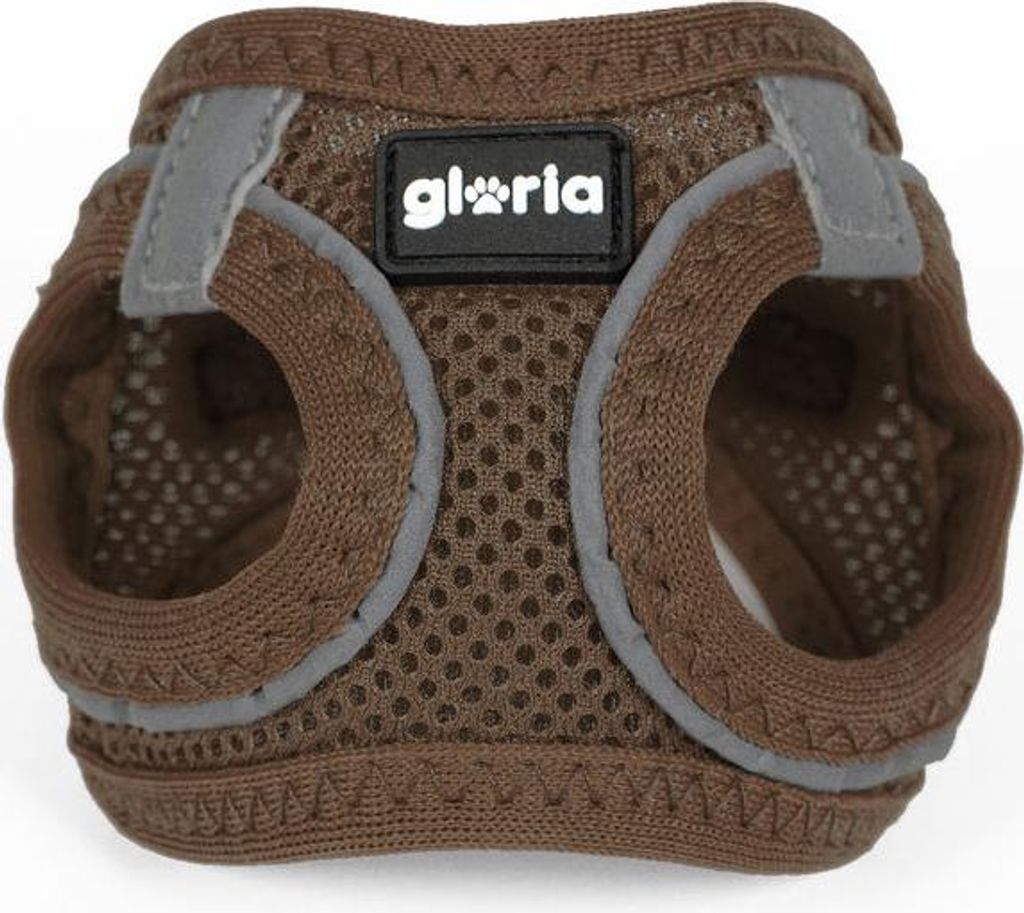 Hundegeschirr Gloria 24,5-26 cm Braun 18-20 cm
