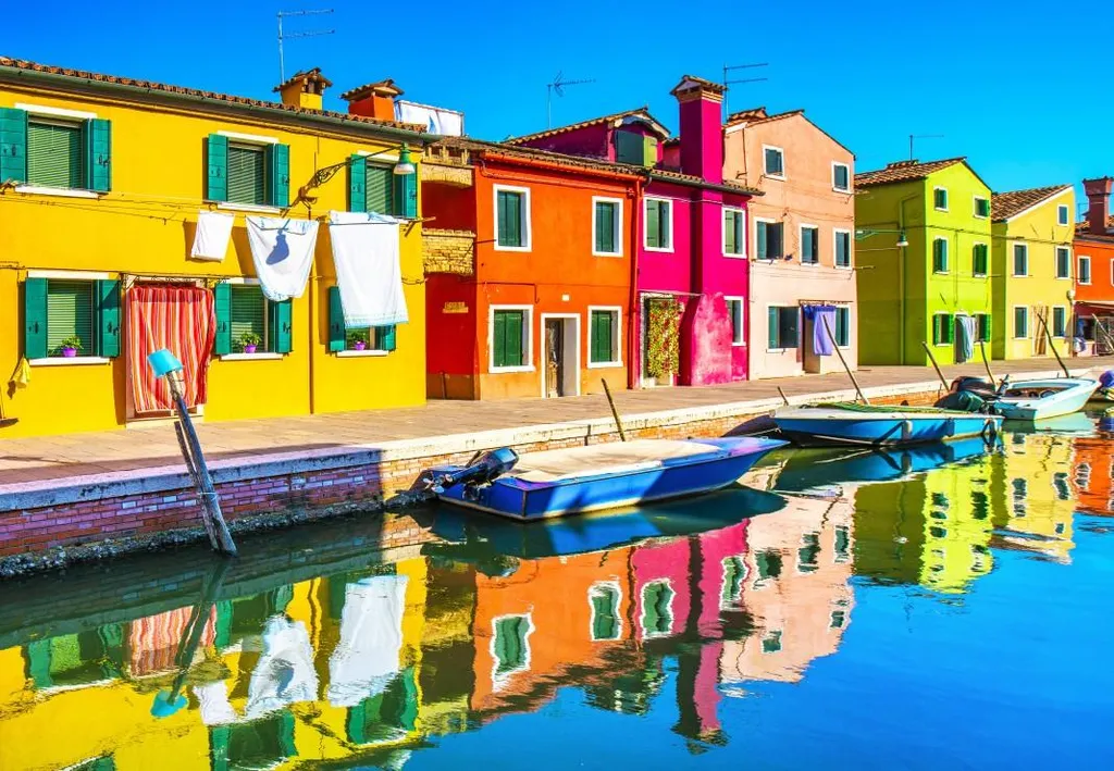 Puzzle 1000 pièces paysage Italie Burano par Alipson pour adultes