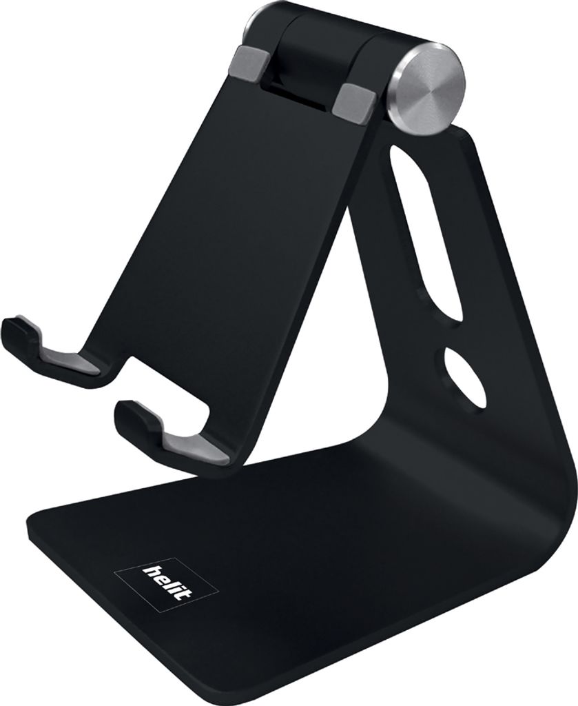 helit Smartphone-Ständer "the lite stand" schwarz aus Aluminium