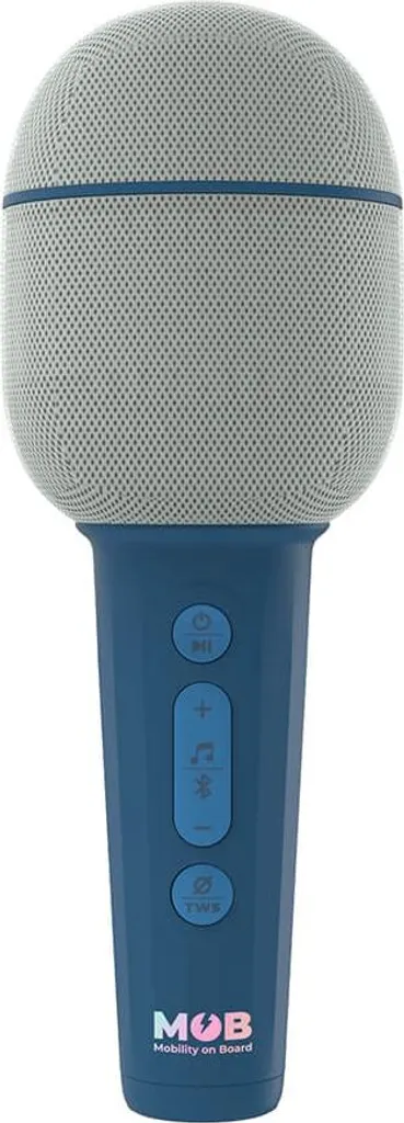 Microphone Karaoké avec Haut-parleur Intégré Groovy Bleu pour Enfants