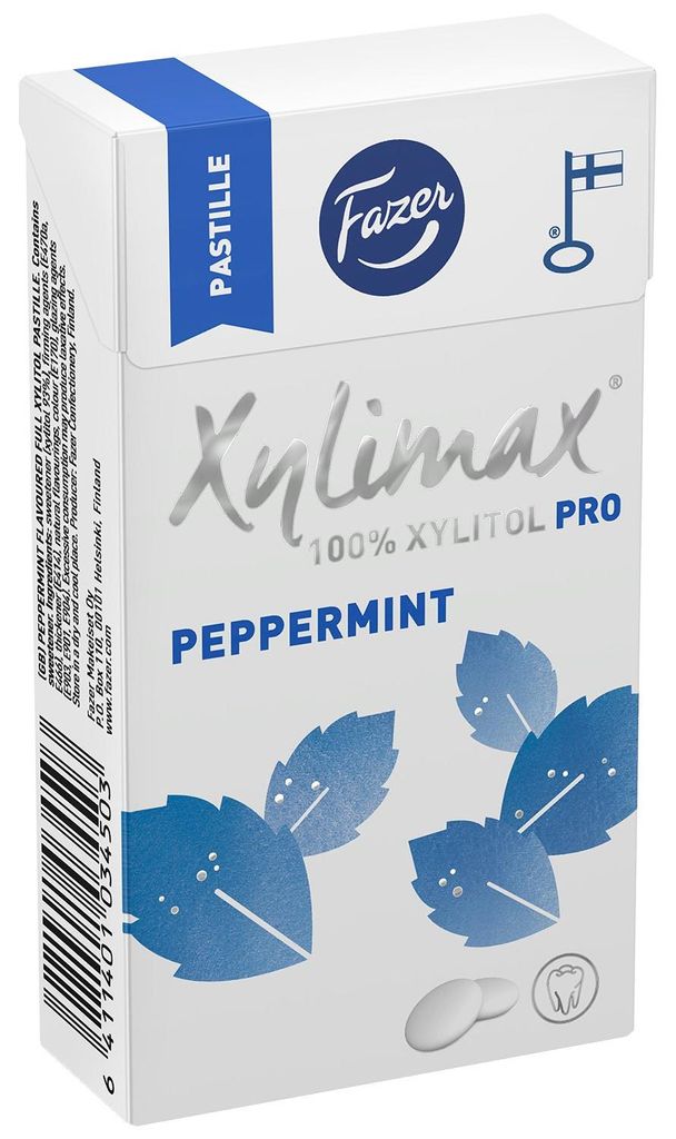 Fazer Xylimax Pastille Peppermint 38g Produktbild 