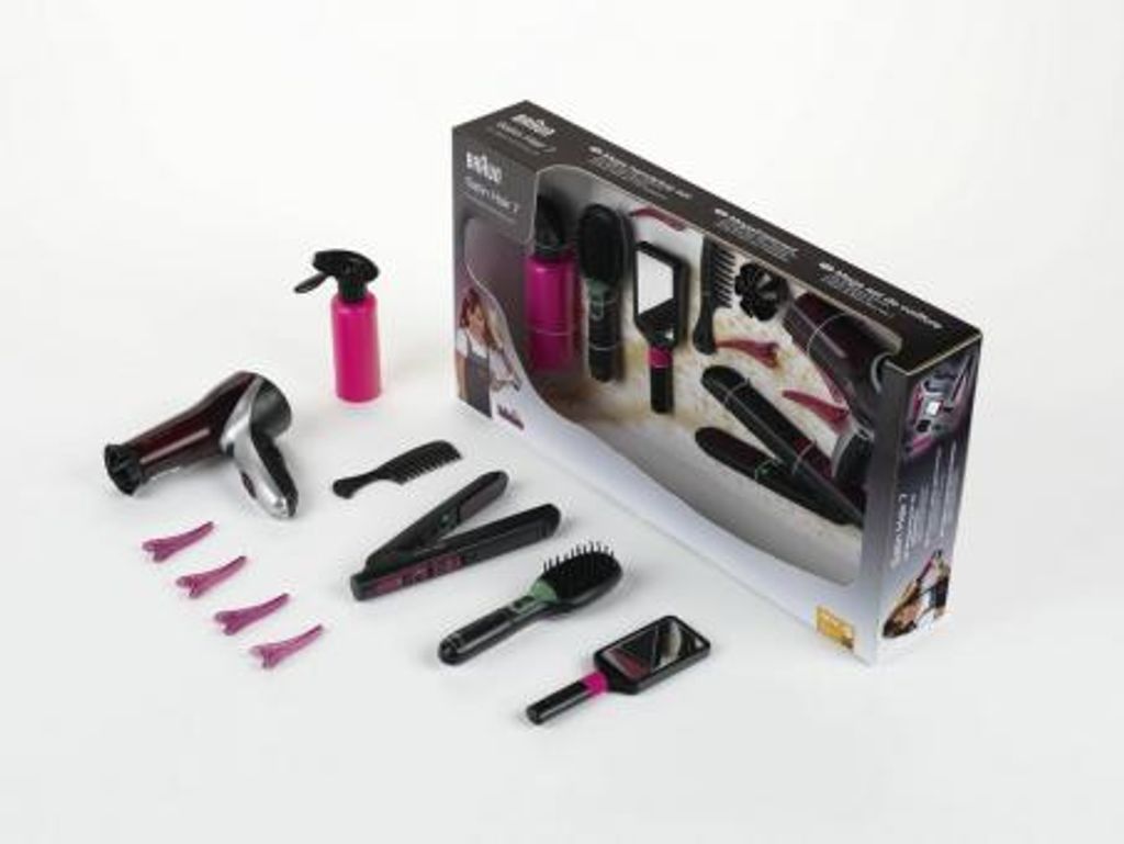 Theo Klein 5873 Braun Satin Hair 7 Mega Set Produktbild 