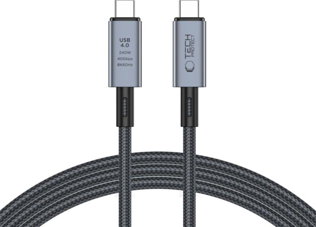 Tech-Protect Ultraboost Max Usb 4.0 8K 40Gbps Type-C Cable Zdjęcie produktu 