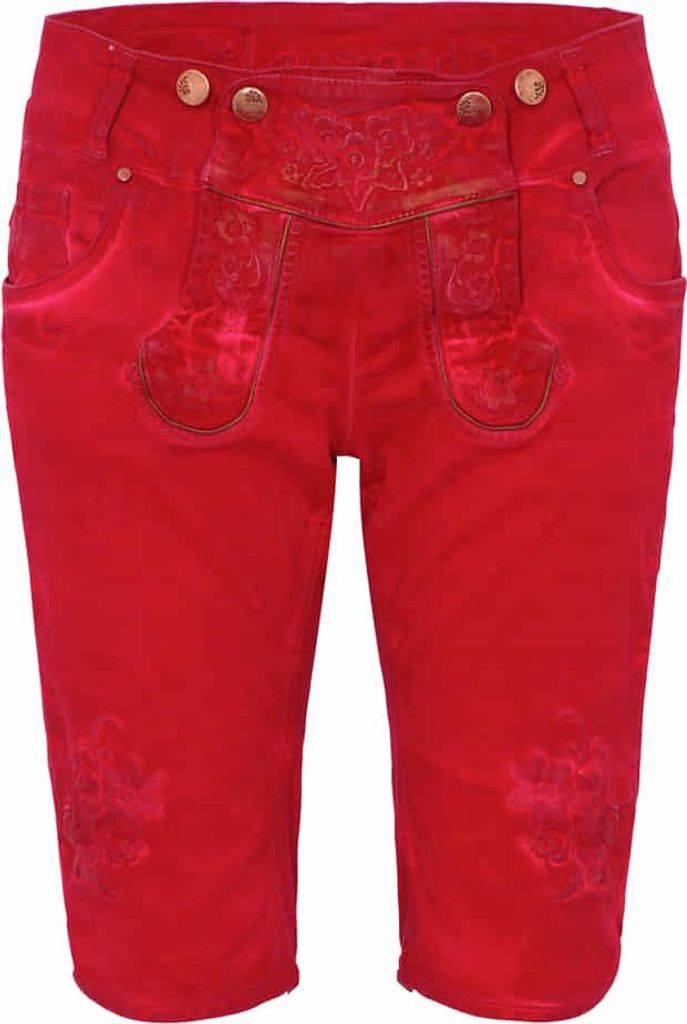 Trachtenbermuda Ovida rot 32 Produktbild 