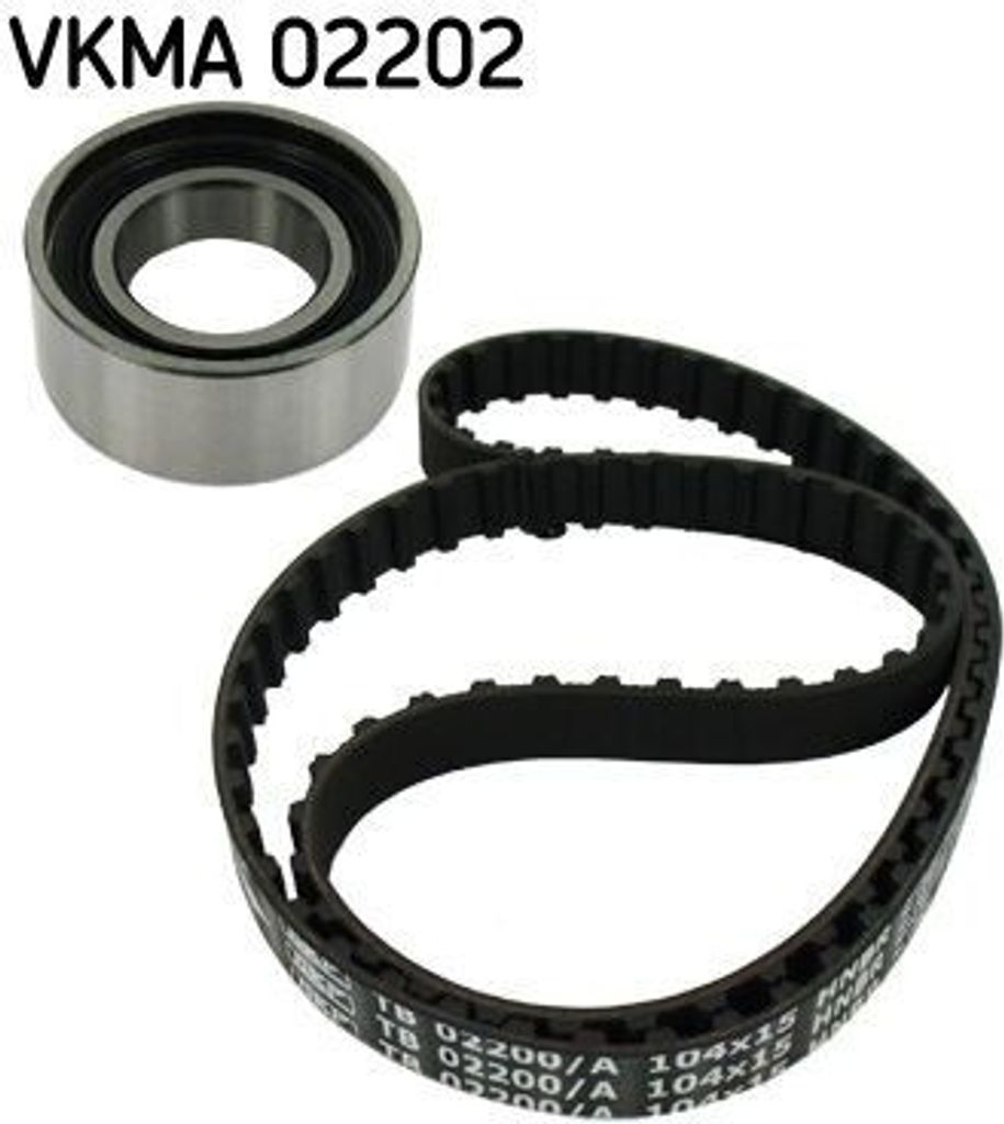 SKF VKMA02202 Zahnriemensatz OE 081821 kompatibel mit Cinquecento, Palio, Punto, Seicento