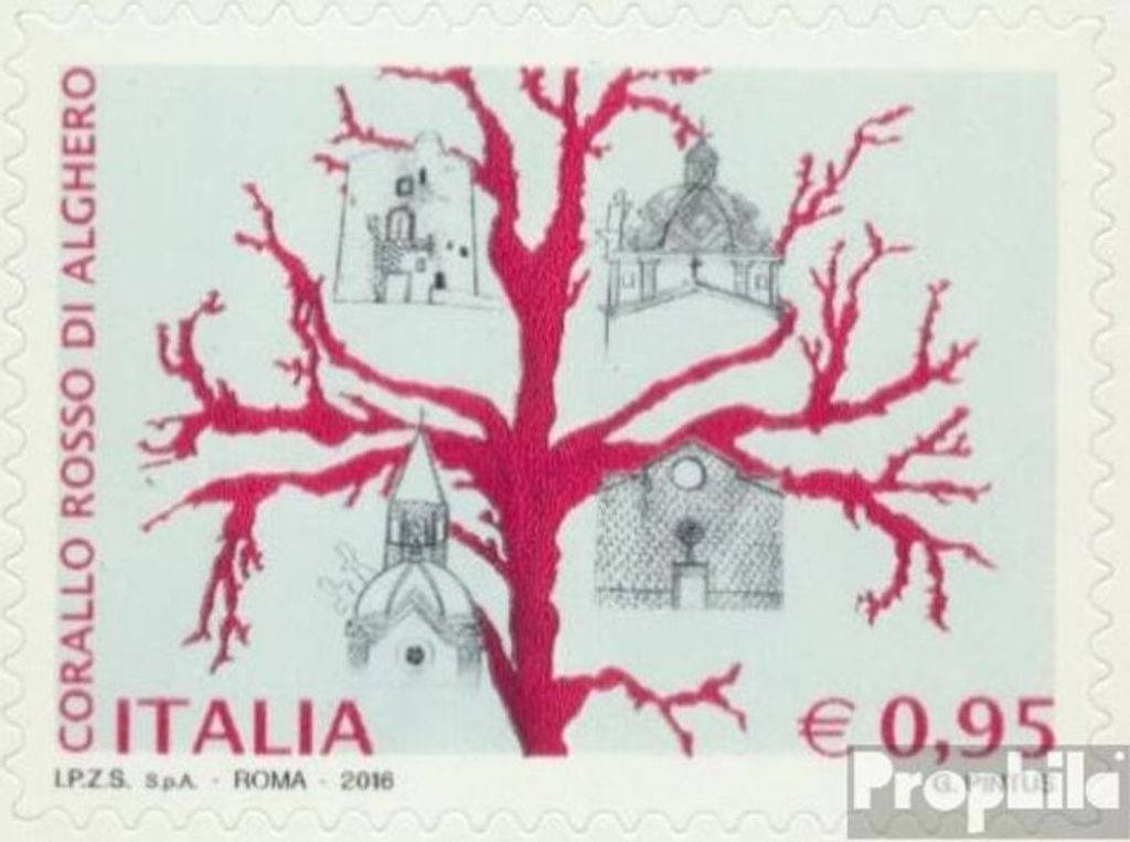 Briefmarken Italien 2016 Mi 3911 (kompl.Ausg.) postfrisch Korallenschmuck