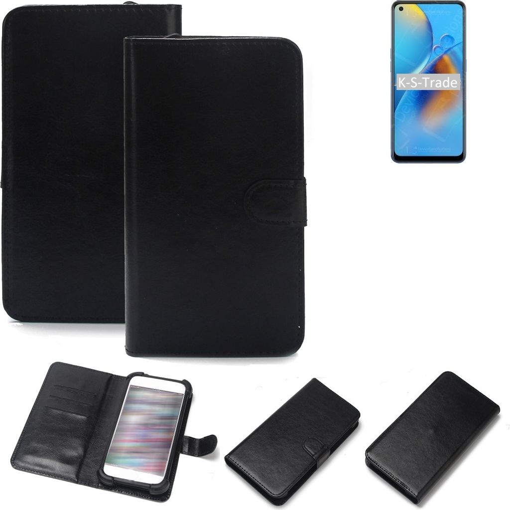 K-S-Trade Handyhülle Schutzhülle kompatibel mit Oppo A74 4G Handy Schutz Hülle Handyhülle Bumper schwarz 1x