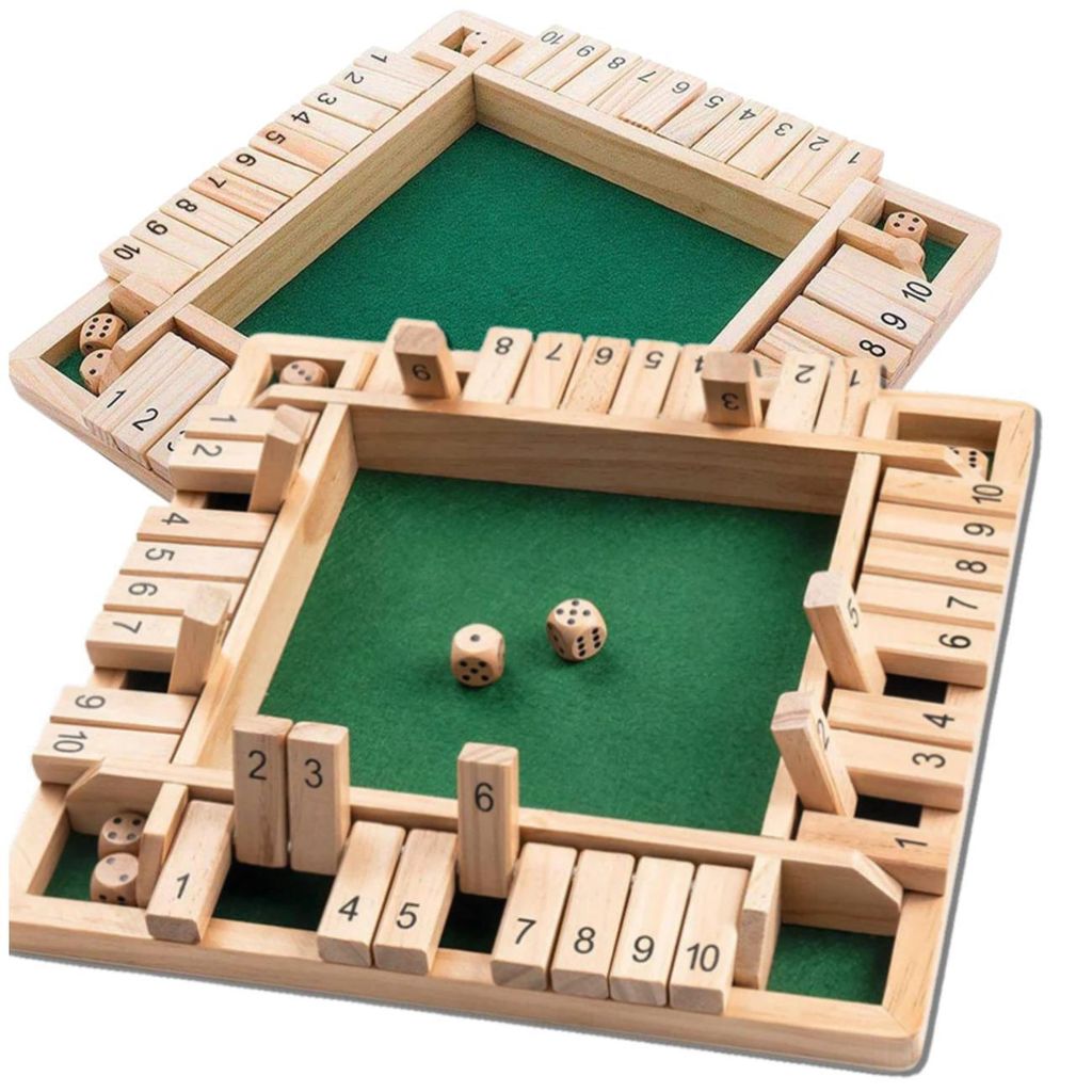 EDIBAZZAR | Shut the Box – vzdělávací hra ze dřeva s Obrázek produktu 