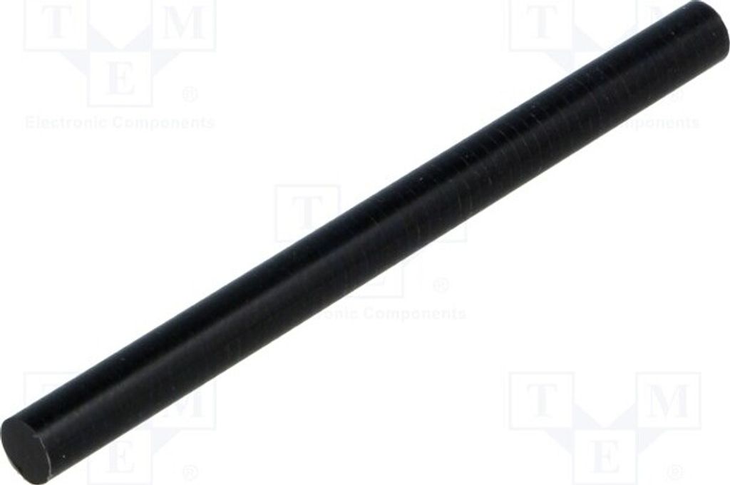 1x Adapter schwarz 724.21 Drehknöpfe für Dreotentiometer L.Achse: 80mm ØAchse: 6mm