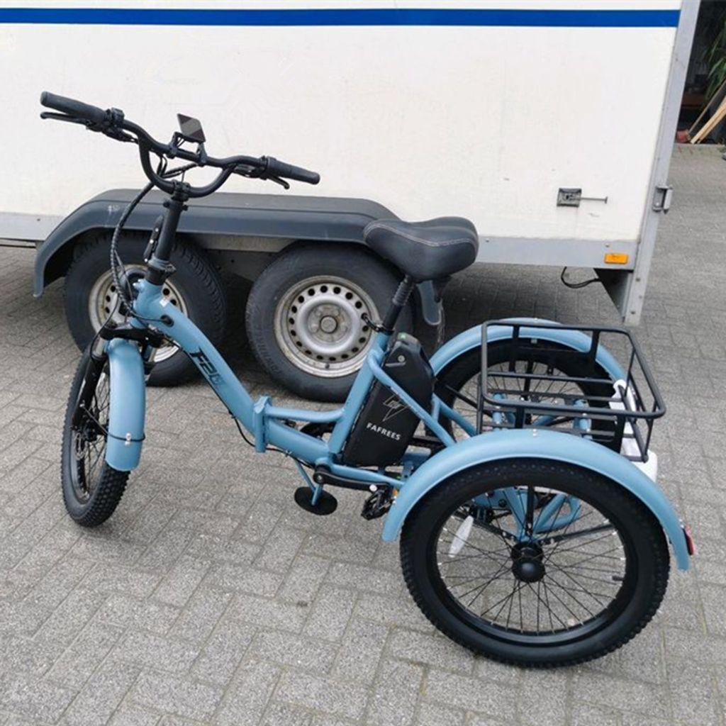 E Bike Tricycle Fat Składany rower elektryczny 20 cali 48V Zdjęcie produktu 3