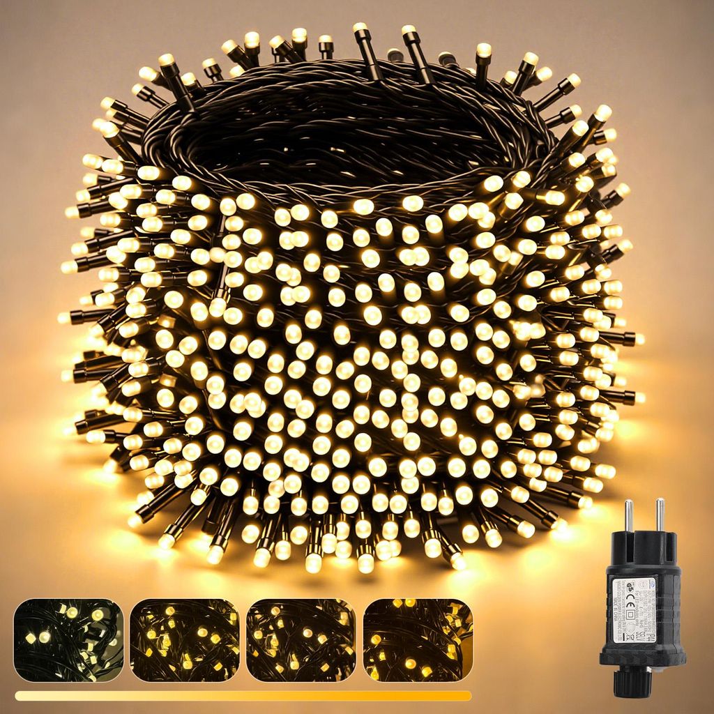 SALCAR 15 meter, 250 LED-lichtketting, kerstverlichting Productafbeelding 
