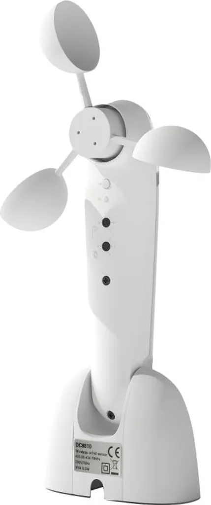 Fortuna Lai Capteur Solaire et Vent Radio pour Store Banne Extérieur