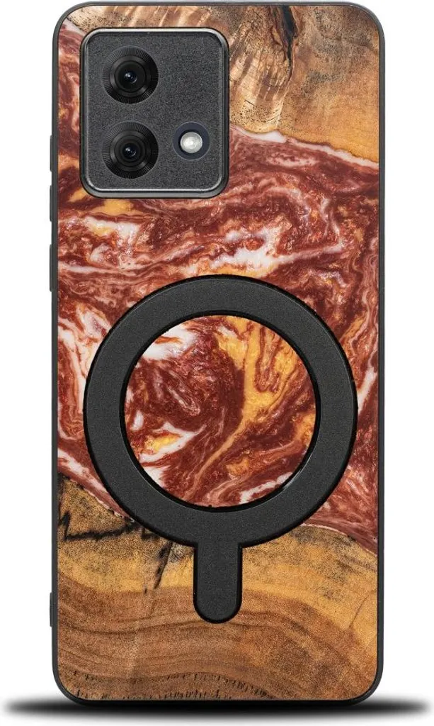Coque Bewood pour Motorola G84 5G Planète Mars avec MagSafe Intégré