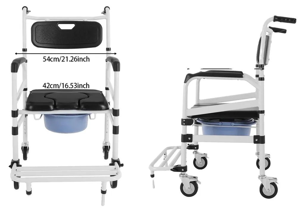 Meuble de douche pour fauteuil roulant noir avec accès PMR sécurisé