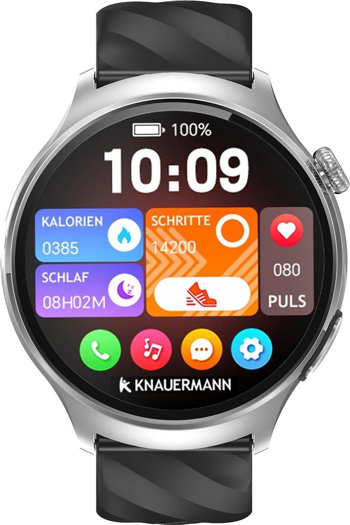 Knauermann PRO 4 (2026) Smartwatch mit Anruf & SOS Funktion