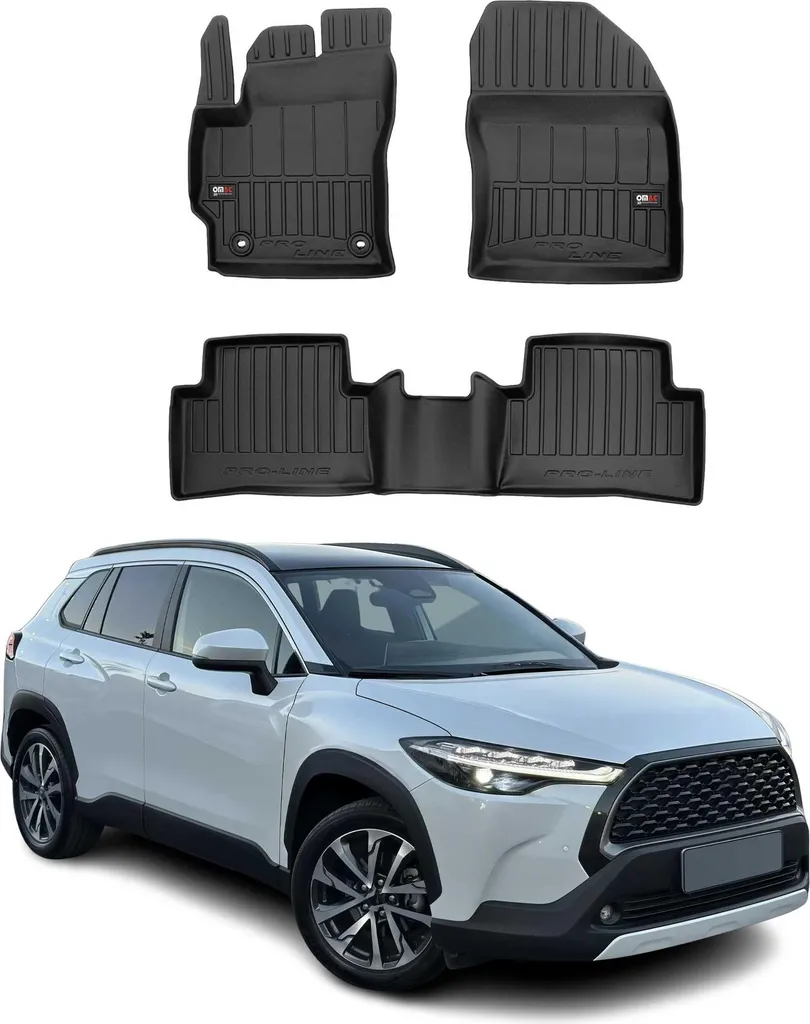 Tappetini Premium TPE per Toyota Corolla Cross 2022-2025 - 3D Design