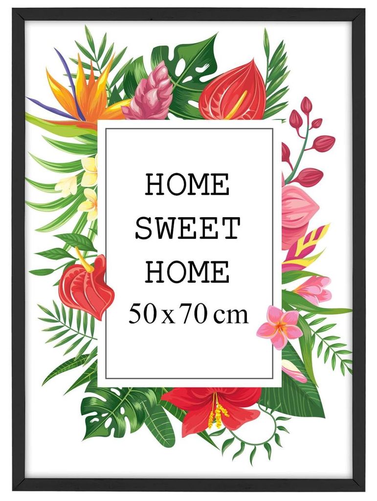 Rám na fotky MG Design Schwarz, 50 x 70 cm – vyrobený z Obrázek produktu 