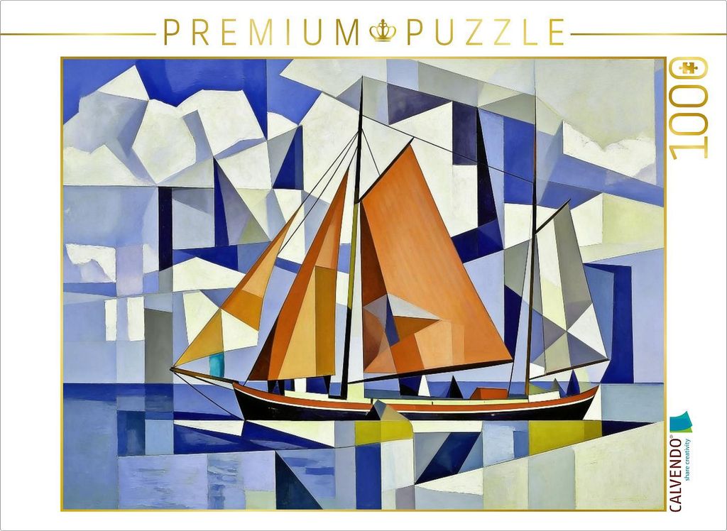 CALVENDO Puzzle Traditionssegler unter vollen Segeln | 1000 Teile Lege-Größe 64x48cm Foto-Puzzle für glückliche Stunden