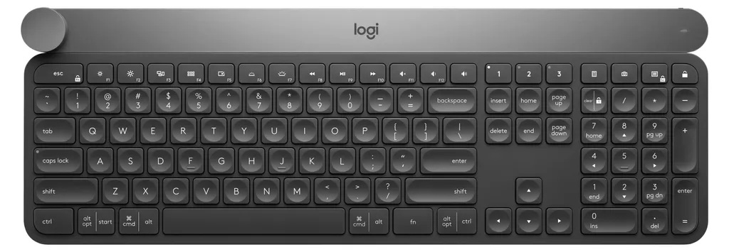 Logitech Craft Clavier sans fil avec molette de saisie créative QWERTY