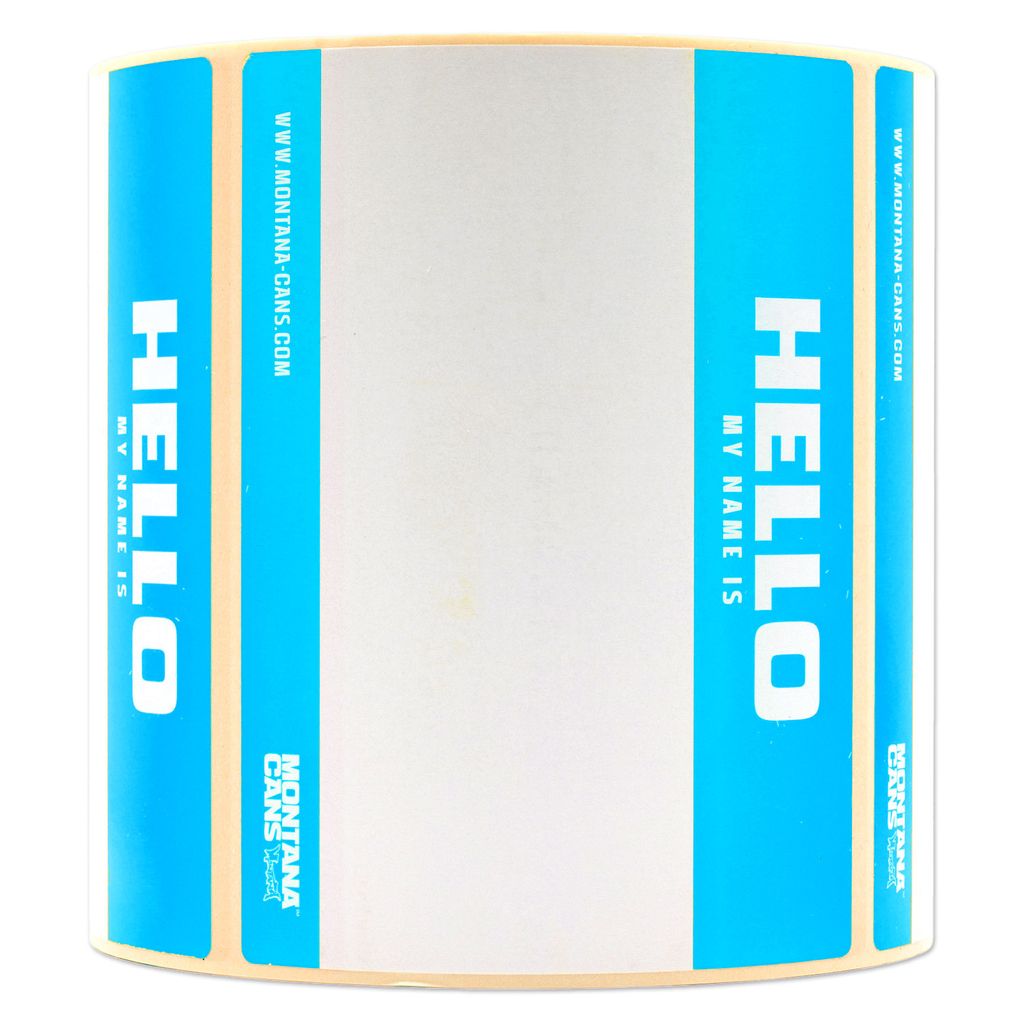 Stickerpack | Montana Cans | Hello My Name Is | Hellblau | Produktbild 