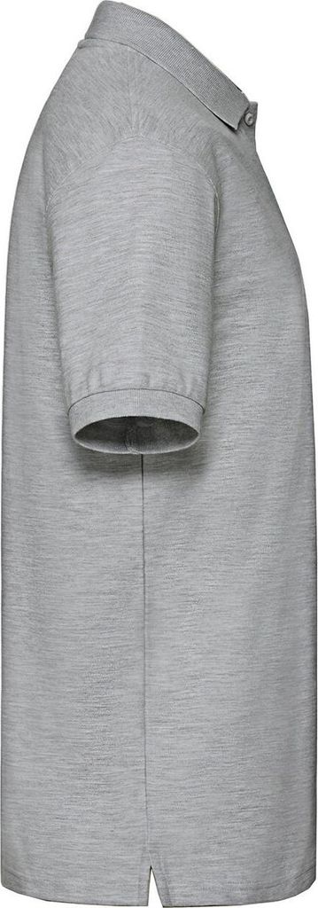 Fruit Of The Loom Maglietta Uomo 63-218-0, Polo Classica In Cotone Con 3 Bottoni, Vestibilità Regolare, Grigio Cenere E Altri Colori