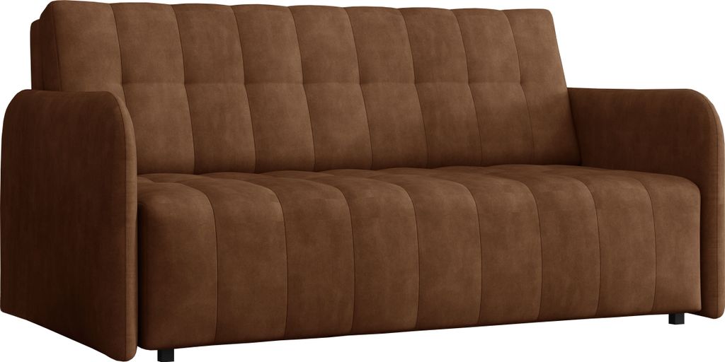 MIRJAN24 Schlafsofa Viva Grand IV, 4 Sitzer Polstersofa inkl. Kissen, mit Bettkasten und Schlaffunktion, Stilvoll Couch (Farbe: Country 08)
