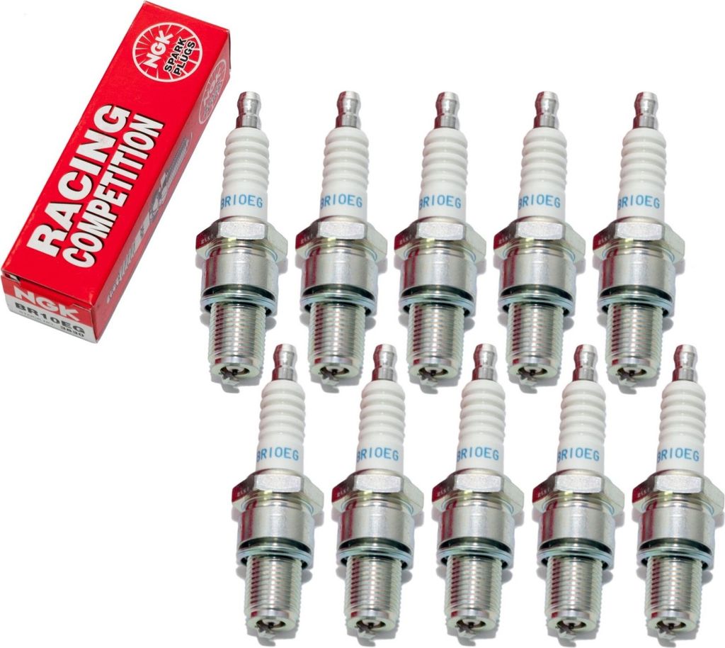 Zündkerzen Set NGK 10x BR10EG Racing-Zündkerze / Produktbild 