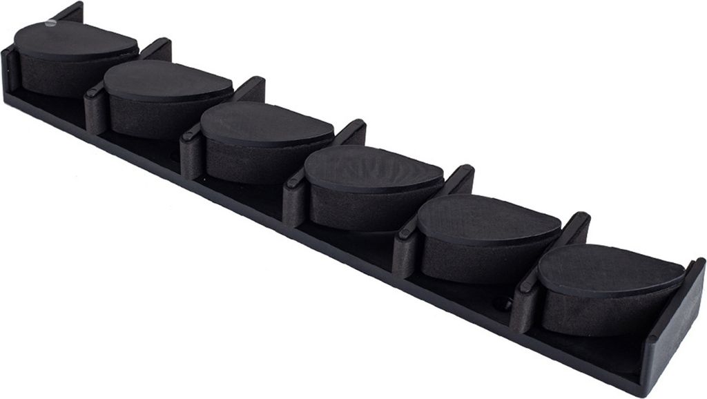 Angelrutenhalter zur Wandmontage, verstellbar, robust, vertikal, 3 bis 19 mm, Angelruten-Präsentationsständer, Organizer-Ständer, Angelzubehör
