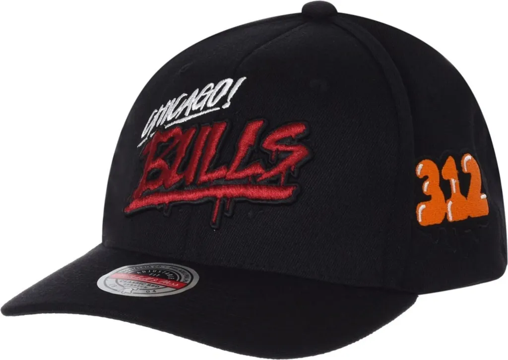 Bonnet de Ski et Ville Mitchell & Ness Slap Sticker Classic Noir Hiver