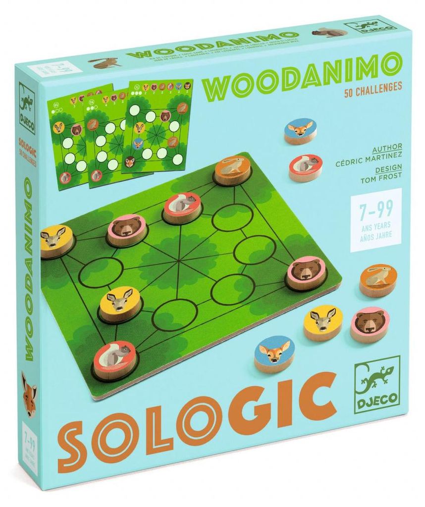Gioco di logica Woodanimo, Djeco Immagine del prodotto 