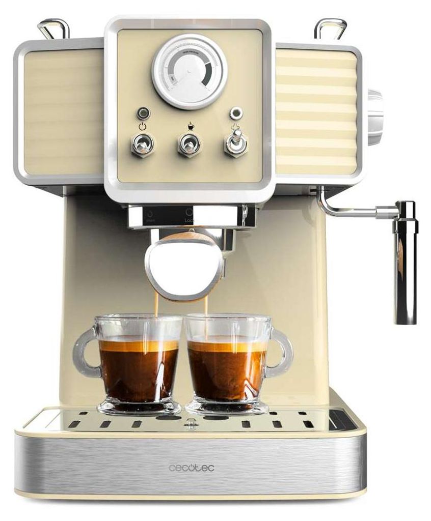 Cecotec Espresso-Kaffeemaschinen Power Espresso 20 Tradizionale Light Yellow