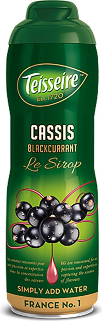 Teisseire syrop z czarnej porzeczki cierpki słodki napój Zdjęcie produktu 