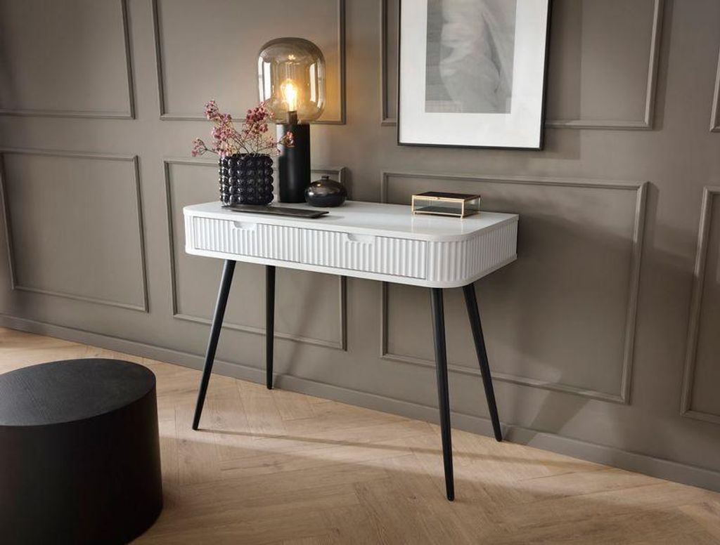 Konsolentisch – Schminktisch – Frisiertisch – ZOVA T-103 – Weiß – Modernes Designmöbel für Flur und Schlafzimmer