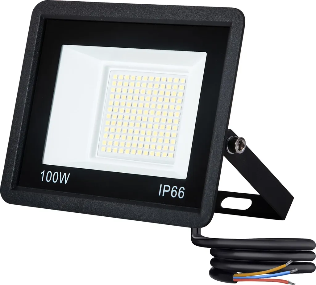 JOIEYOU Projecteur LED 5x100W Extérieur 230V Blanc Froid Aluminium IP65