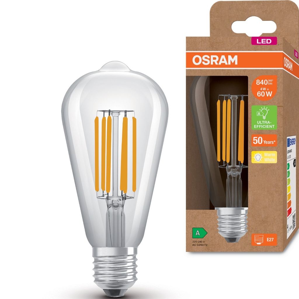 Úsporná žárovka OSRAM LED, vlákno Edison s paticí E27, Obrázek produktu 4
