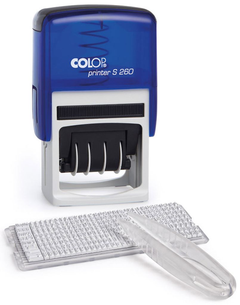 COLOP Datumstempel-Set Printer S260 blau