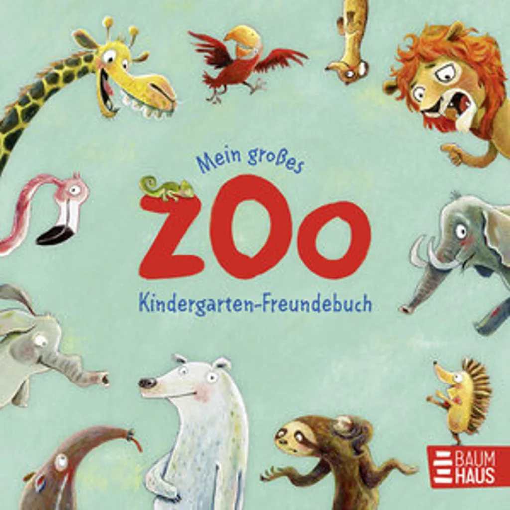 Livre d'amitié pour école maternelle Zoo : album de souvenirs illustré