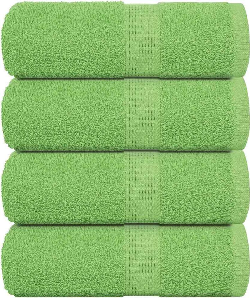 Gästetücher FROGN 4 Stk. Apfelgrün 30x50 cm 360 g/m²