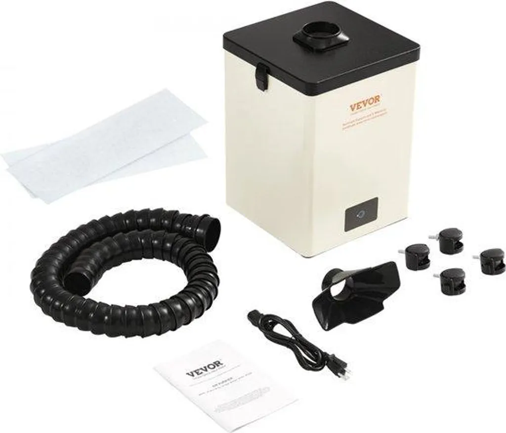 Extracteur de fumée de soudure avec triple filtre HEPA 150W compact