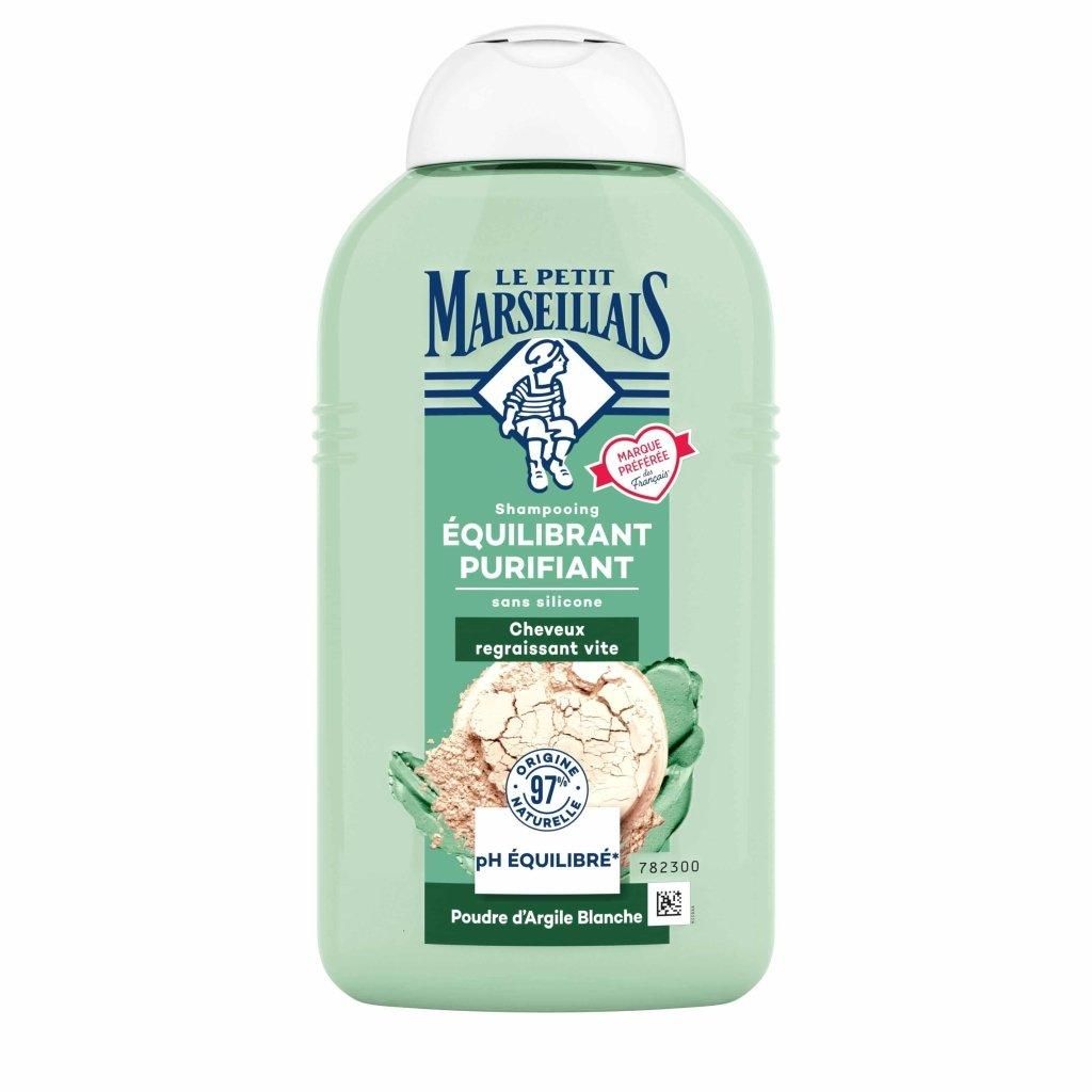 Le Petit Marseillais Shampoo mit Weißem Tonpulver - Pflege Produktbild 