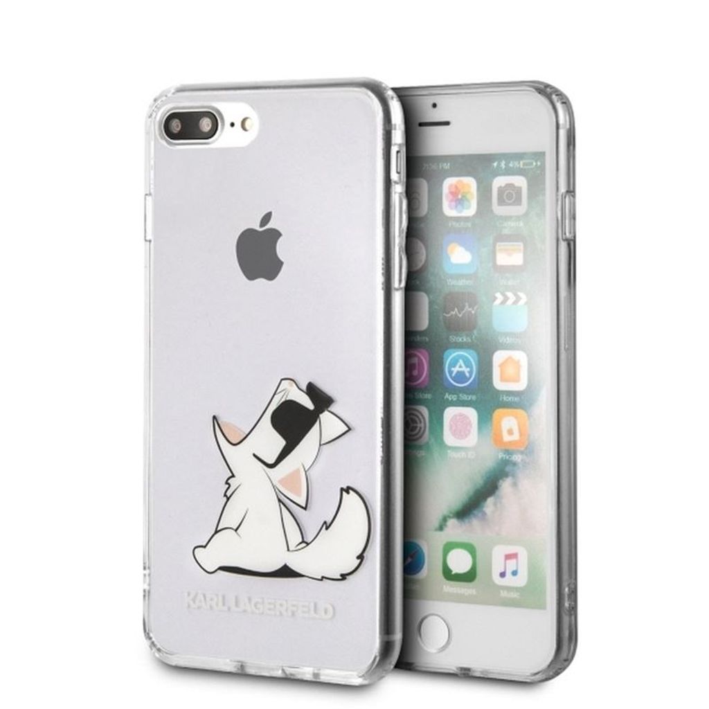 Karl Lagerfeld KLHCI8LCFNRC iPhone 7/8 Plus Hartschalenetui transparent Choupette Fun